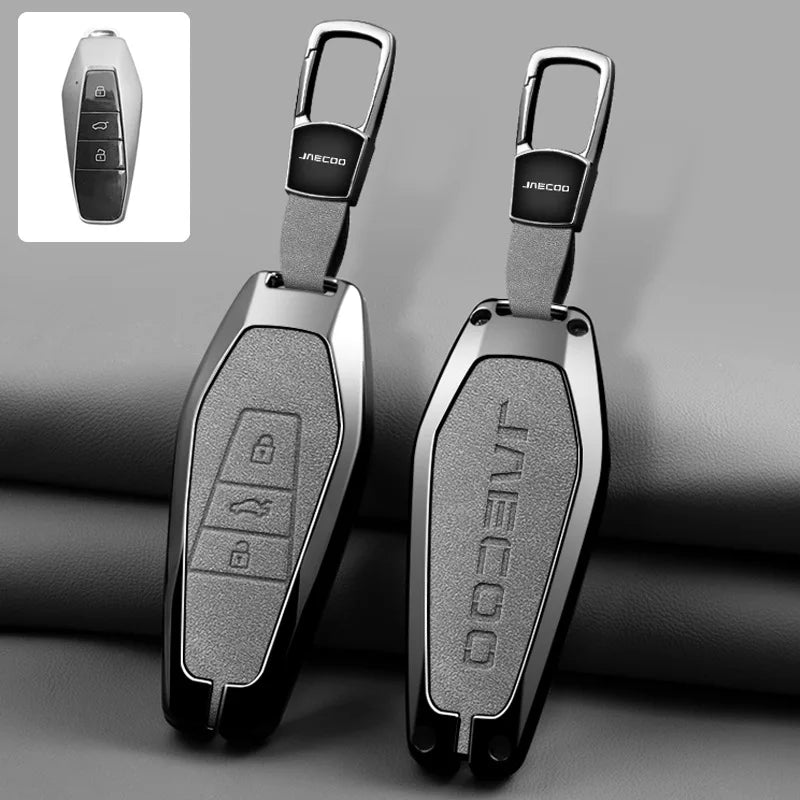 Remote Control Key Case Cover Holder Chain For Chery
