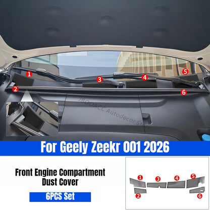 Geely Zeekr 001 Front Engine Dust Cover Hood Stainless Steel Anti-clogging Cover
