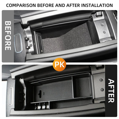 Car Armrest Storage Box Tray for Mercedes-Benz A Class W177 GLB Class W247 Plate Container Organize Interior Accessories