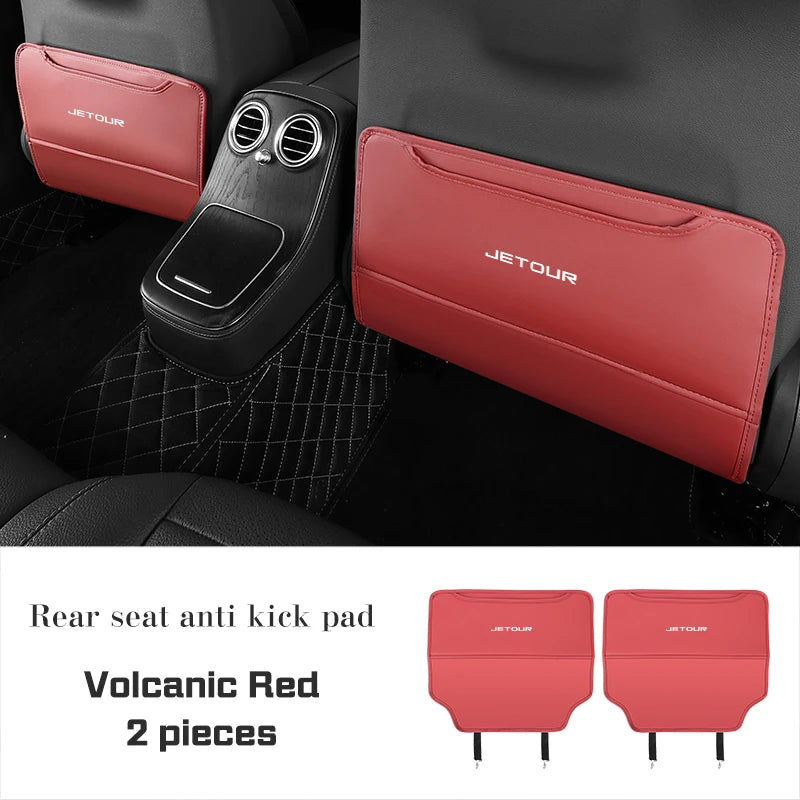 Chery Jetour X70 X70SM X90 X95 DASHING i-DM T2 T3 X-1 Car Seat Back Anti Kick Pad