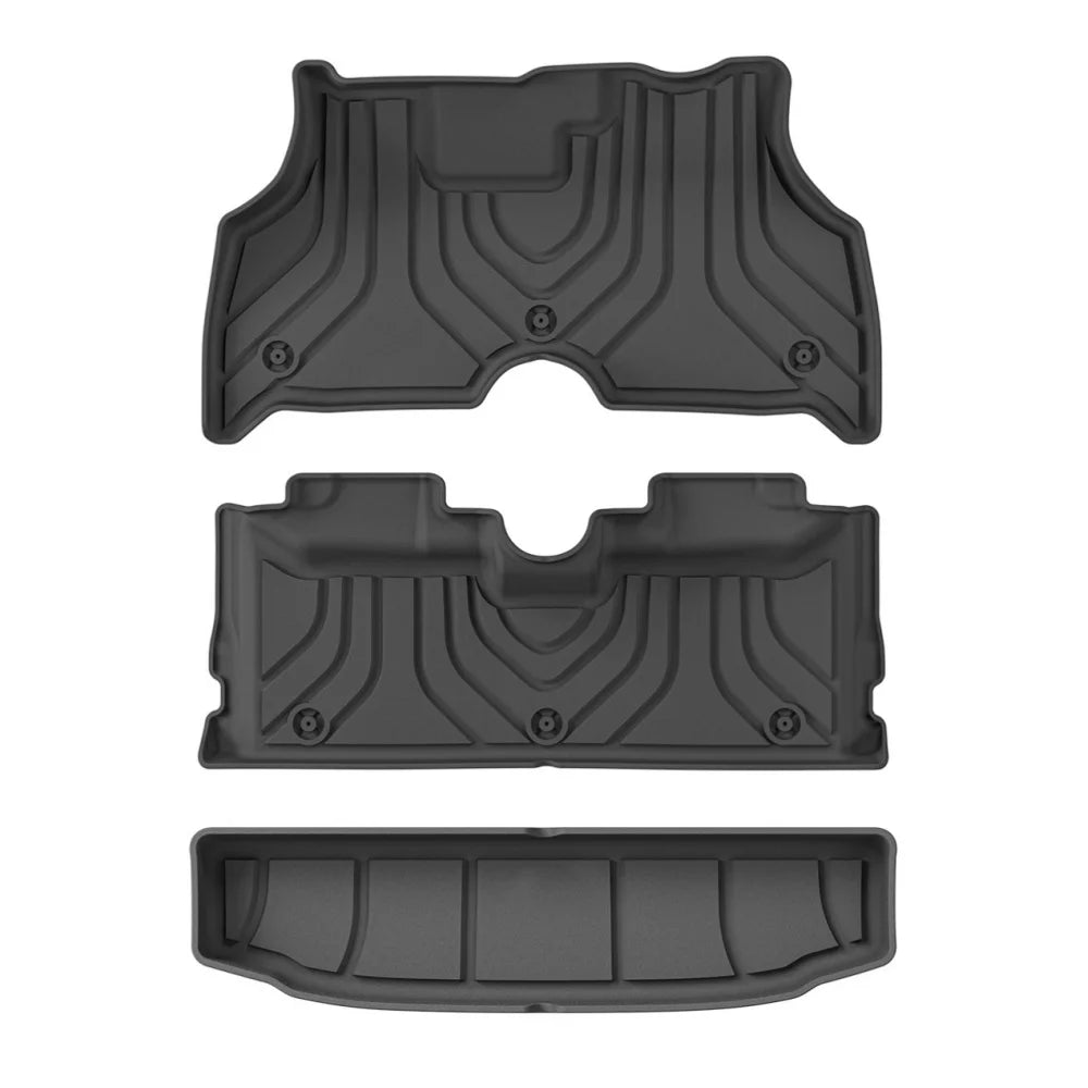 RHD Wuling Air EV TPE 3D Car Floor Mats Waterproof All Weather – Black