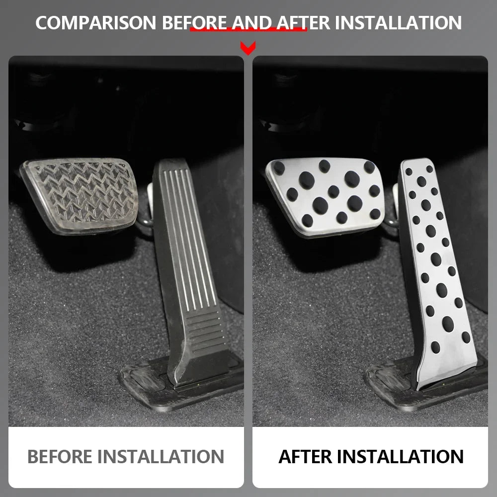 For Toyota REIZ 2013-17 Crown 15-17 For Lexus GS 12-17 IS LS 13-17 Car Accelerator Brake Foot Rest Pedal Cover NO DRILL