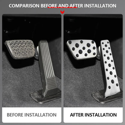 For Toyota REIZ 2013-17 Crown 15-17 For Lexus GS 12-17 IS LS 13-17 Car Accelerator Brake Foot Rest Pedal Cover NO DRILL