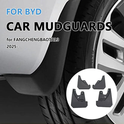 4pcs For BYD Leopard Titanium 3 2025 Mud Flap