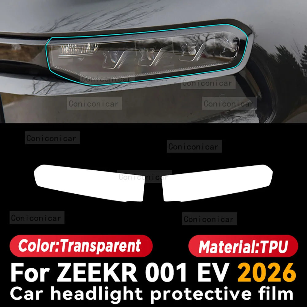 TPU For ZEEKR 001 EV 2026 Transparent Protective Film