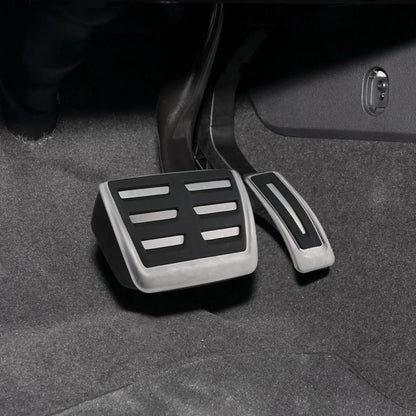 Stainless Steel Car Pedals for Audi A4 B9 A5 F5 2016-2019 Sedan Avant Sport Automatic Fuel Brake Footrest Pedal Cover