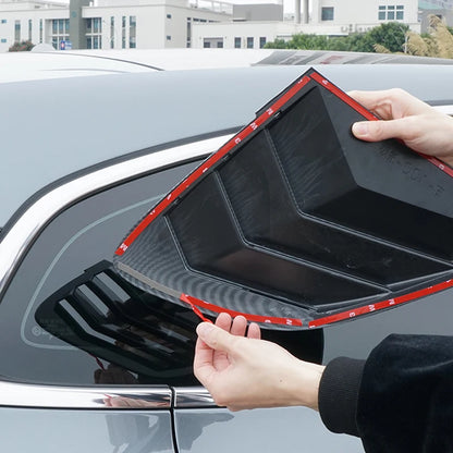 For Zeekr 001 2024 2023 2022 Car Rear Triangular Blinds Modified Window Air Outlet Body Exterior Interior Accessories.