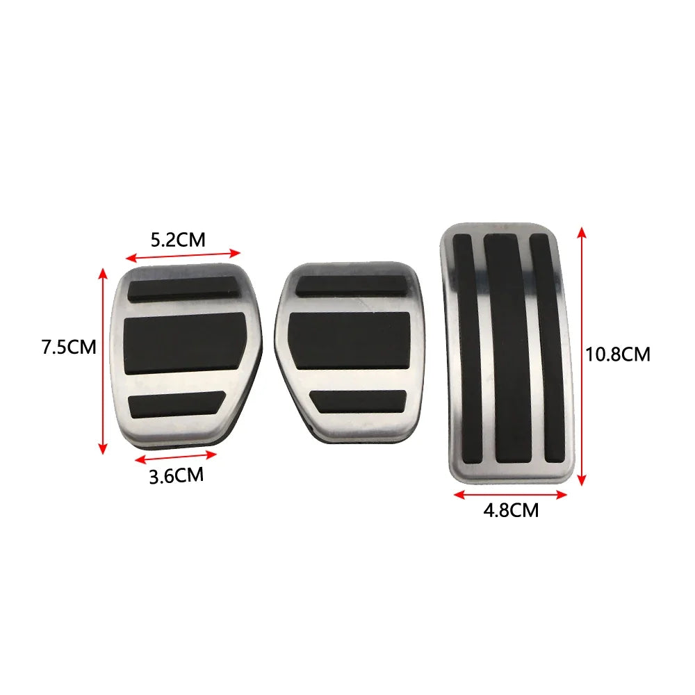 Car Pedals for Peugeot 207 301 307 208 2008 for CITROEN C3 C4 for DS 3 4 6 DS3 DS4 DS6 AT MT Gas Brake Pedal Cover Accessories