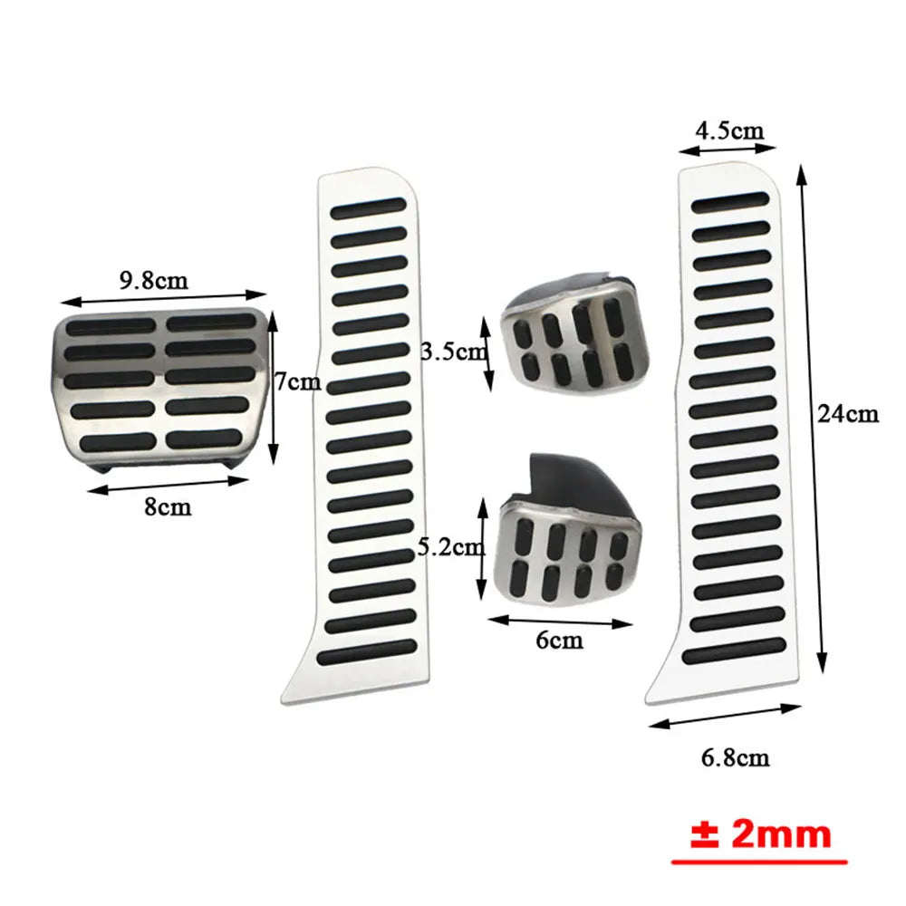 Car Pedals for VW Jetta Mk5 Golf 5 6 Scirocco CC Rabbit EOS Tiguan for Skoda Octavia A5 Superb Yeti for Seat Altea Leon Toledo