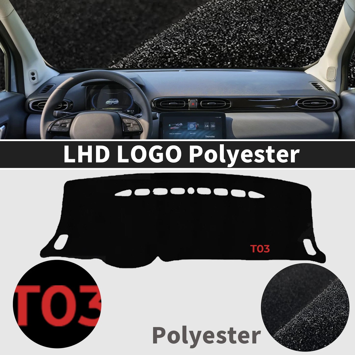 Leapmotor T03 Car DashMat Sunshade Protective Carpet