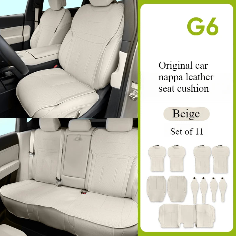 Xpeng G6 Car Seat Covers Full Set Premium Nappa Leather