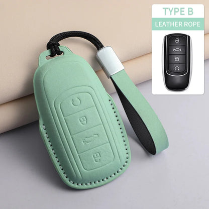 For Chery PU Car Keychain Shell Holder