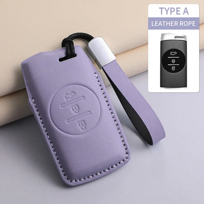 For Chery PU Car Keychain Shell Holder