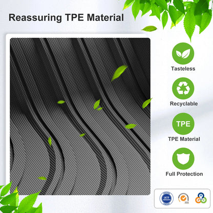 RHD for MG 4 MG4 EV 2022-2024 Car Floor Mats Trunk Pad TPE 3D Foot Pad All Weather Right Hand Drive Black