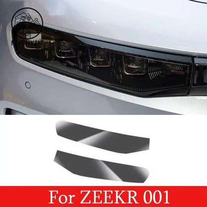 For Zeekr Krypton 001 2022 2023 TPU Blackened Headlight Taillight Foglight Protective Film Car Modification Color Changing Film.