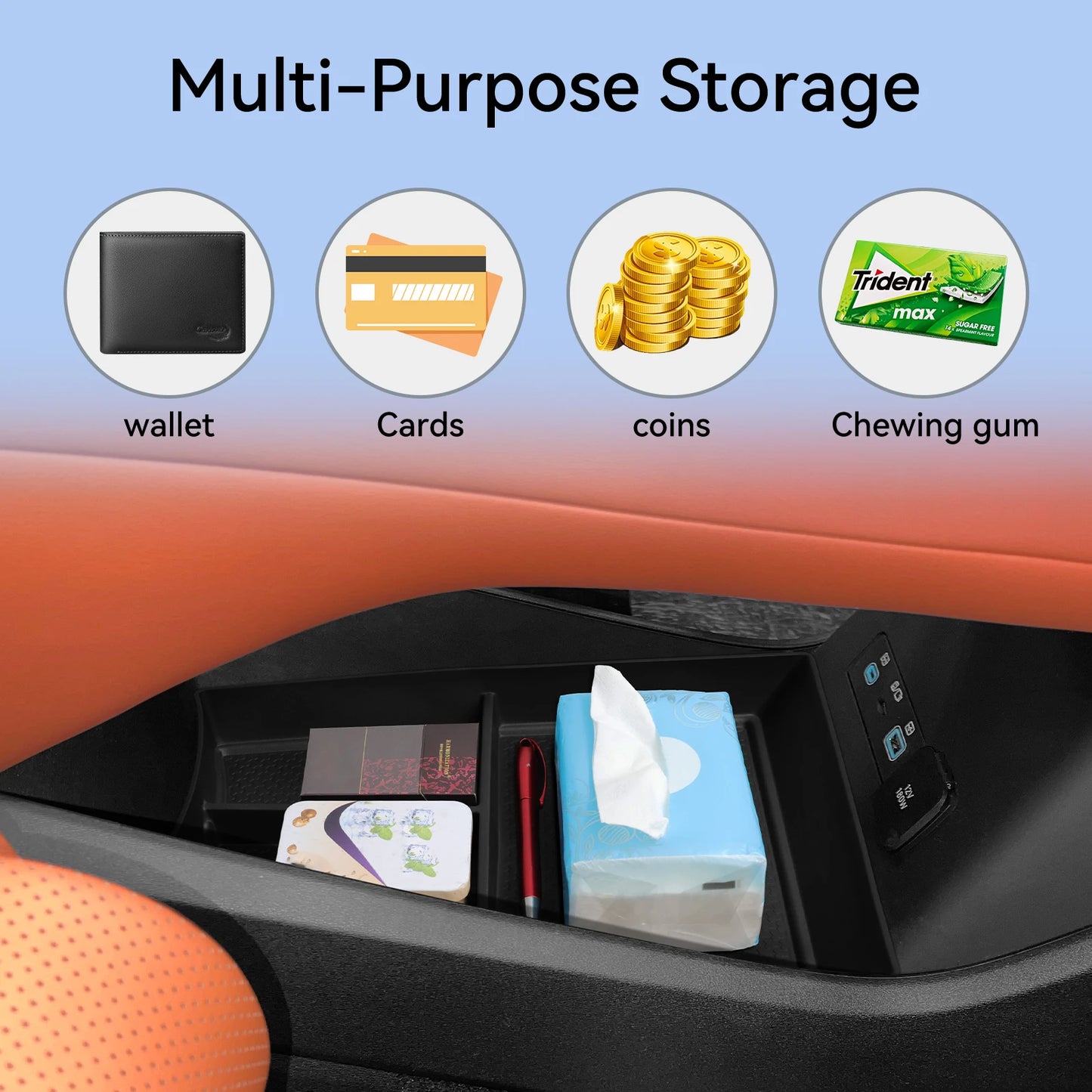 BYD Sealion 8 2025 Center Console Lower Storage Box
