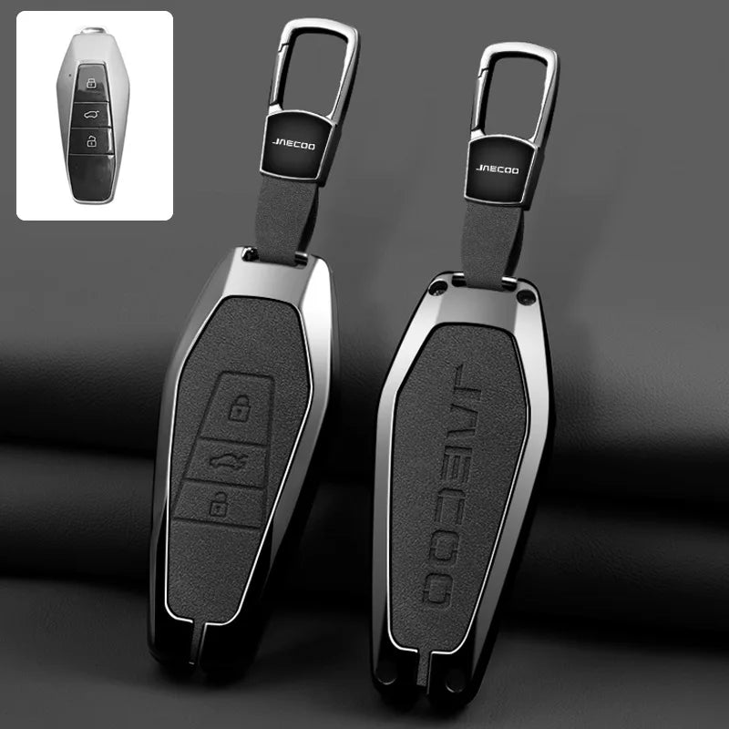Remote Control Key Case Cover Holder Chain For Chery