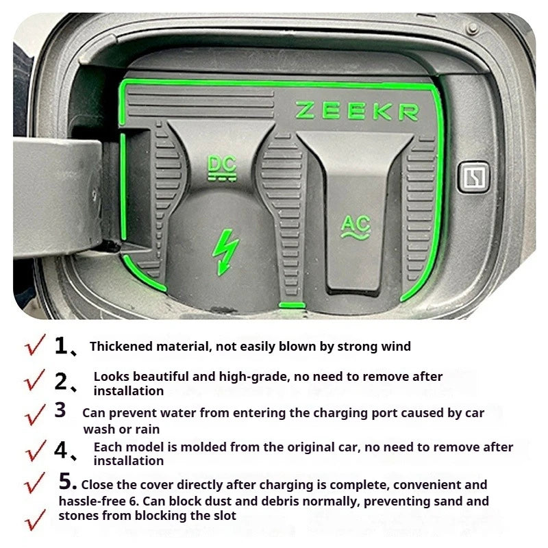 Zeekr 001 007 7X Special Car Charging Gun Rain Cover