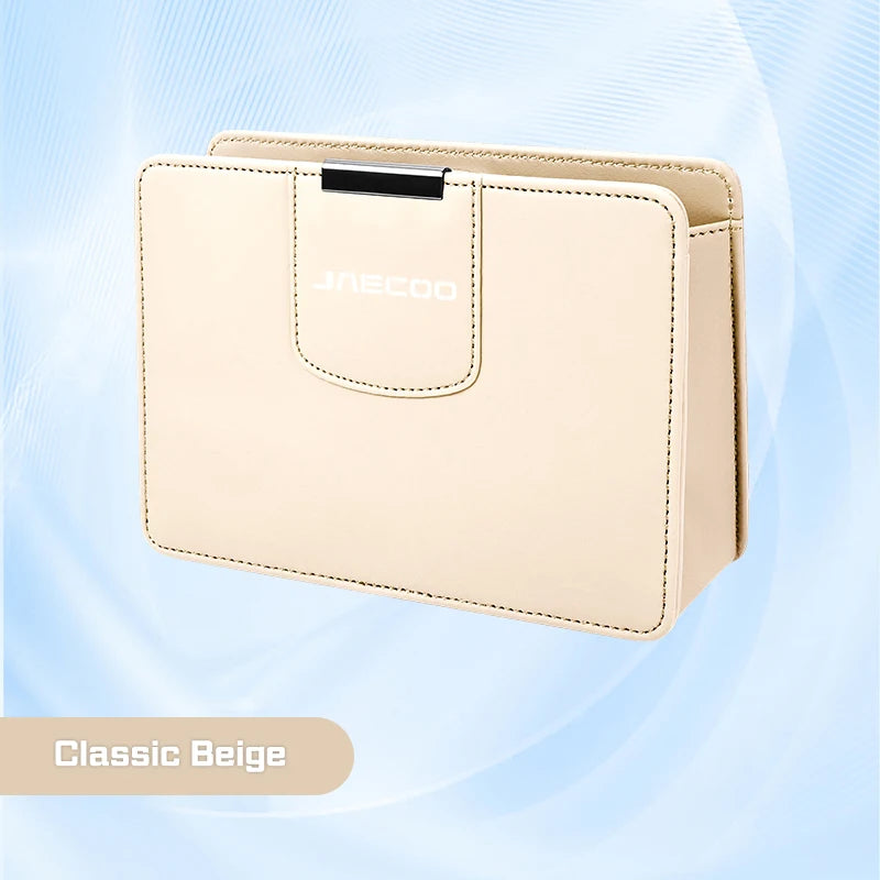 For Chery Jaecoo J7 J8 J5 6 2025 Car Leather Trash Can Auto Door Side Storage Box Seat Back Garbage Bag Organizer Accessories