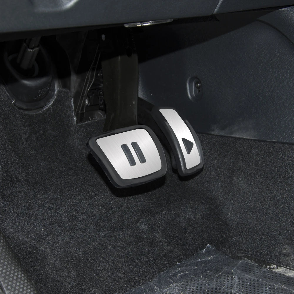 Car Pedals for Volkswagen VW ID3 ID4 ID5 ID6 MK7 MK8 2021-2025 Buzz Fuel Brake Foot Rest AT Pedals Accelerator Brake Pedal Pads