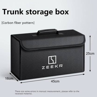 Car Trunk Storage Box Organizer Foldable For ZEEKR 001 ZEEKR 007 ZEEKR X 009 2025