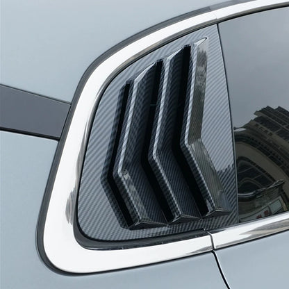 For Zeekr 001 2024 2023 2022 Car Rear Triangular Blinds Modified Window Air Outlet Body Exterior Interior Accessories.