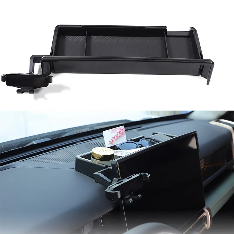 Chery iCAR 03 Jaecoo 6 J6 Car Center Navigation screen rear Storage Box With phone holder
