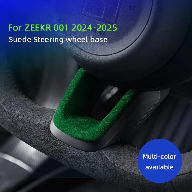 ZEEKR 001 Zeekr 009 7X 2024 2025 Super Suede Car Steering Wheel Sticker