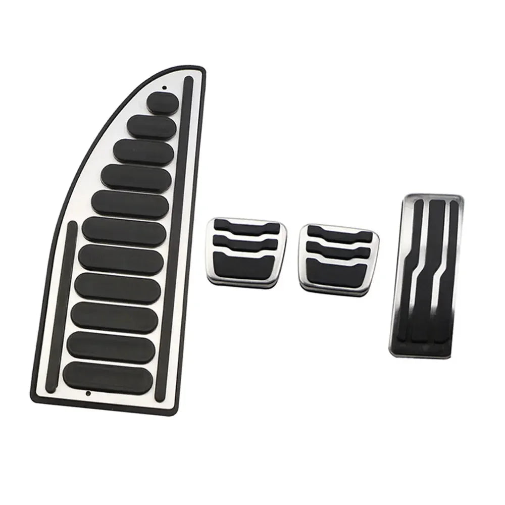 Stainless Steel Car Pedals for Ford Everest Ranger 2016 - 2023 AT MT Accelerator Gas Brake Rest Pedal Cover Parts Accessories