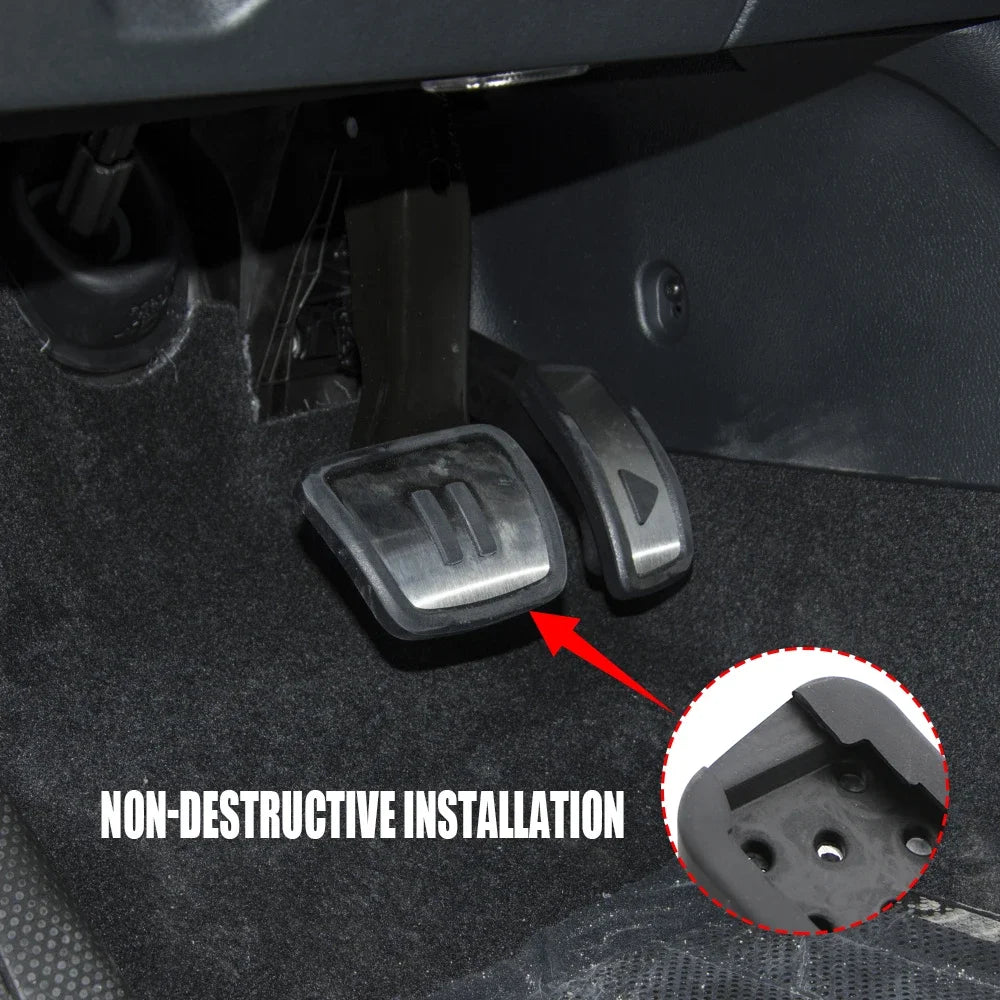 Car Pedals for Volkswagen VW ID.6 ID6 Cross ID3 ID4 ID5 ID.3 ID.4 ID.5 2020 2021 - 2024 AT Accelerator Gas Brake Pedal Cover