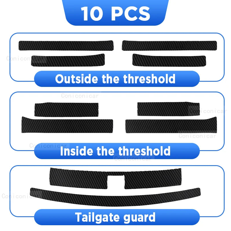 JAECOO J7 2023-2025 Car Door Sills Scuff Plate Threshold Protector