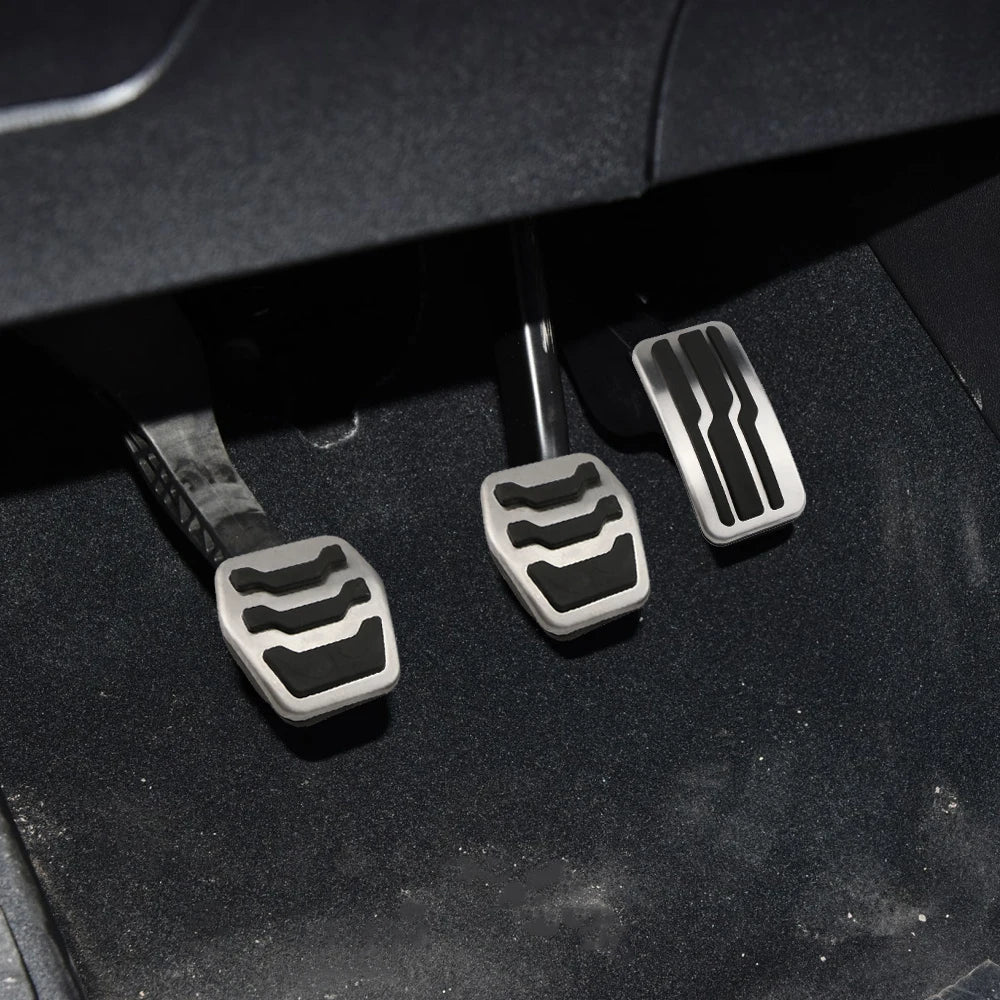 Stainless Steel Fuel Pedal Brake Pedals Rest Pedal Set Cover for Ford Focus 2 3 4 MK2 MK3 MK4 St Rs 2005 - 2018 Accessories