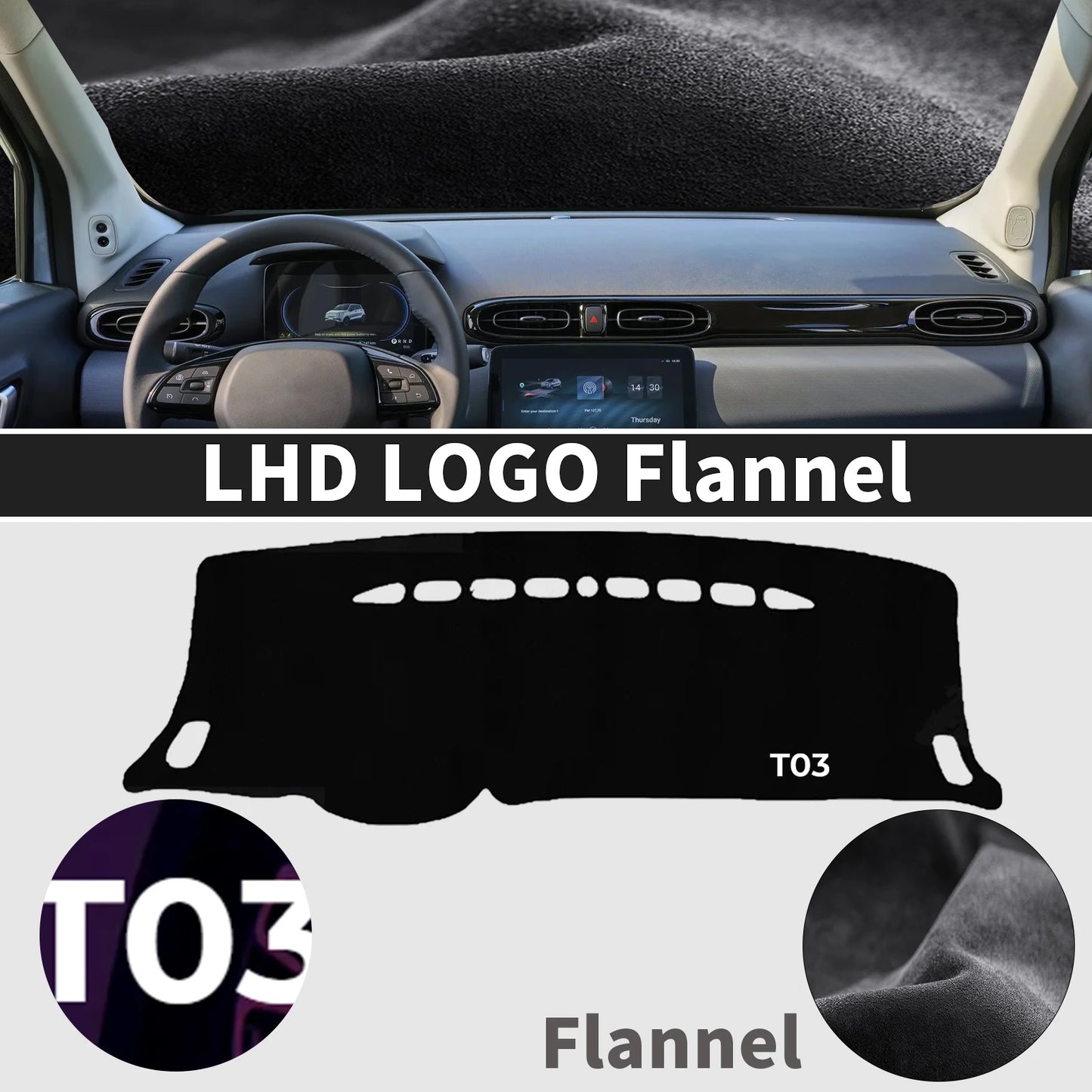 Leapmotor T03 Car DashMat Sunshade Protective Carpet