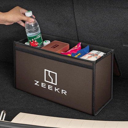 Car Trunk Storage Box Organizer Foldable For ZEEKR 001 ZEEKR 007 ZEEKR X 009 2025