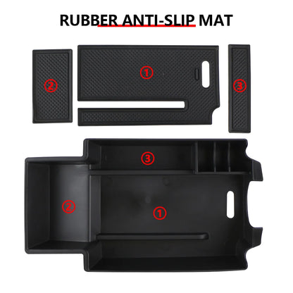 Car Central Armrest Storage Box Tray for Mercedes Benz A Class A180 GLA CLA W176 W246 B Class Container Organizer Accessories
