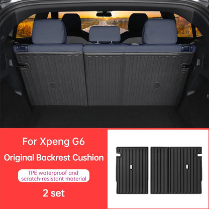 For Xpeng G6 2023 2024 Xiaopeng G6 TPE Car Trunk Mat Waterproof Dirt Proof Wear-resistant Trunk Pad Xpeng G6 Modification.