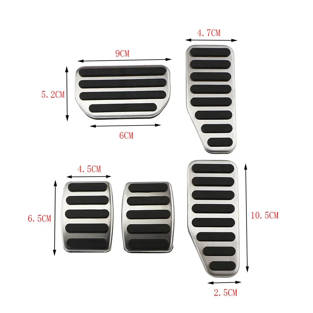Stainless Steel Car Pedals for Suzuki Swift Dzire Ciaz Jimny Jimni Wagonr Ertiga Baleno Gas Brake Pedal Covers Accessories