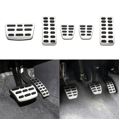 Car Pedal Covers for Hyundai Accent Solaris I20 2011-2016 Creta Ix25 Kia K2 Rio Soul MT AT Stainless Steel Auto Accessories