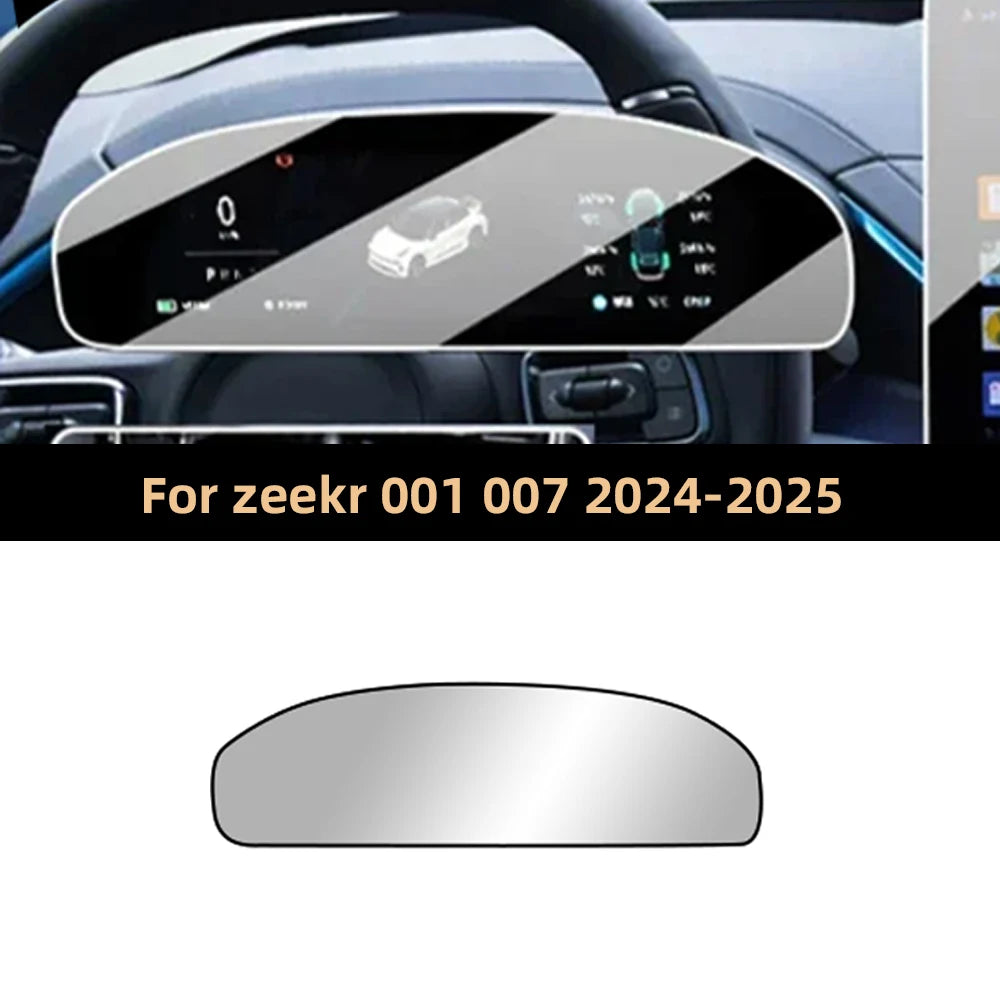 Zeekr 001 007 Navigation Instrument Air Conditioning Screen Protector HD Tempered Glass Film
