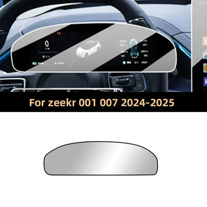 Zeekr 001 007 Navigation Instrument Air Conditioning Screen Protector HD Tempered Glass Film