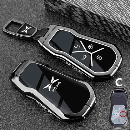Car Key Case Keychain Fob Cover for Xpeng