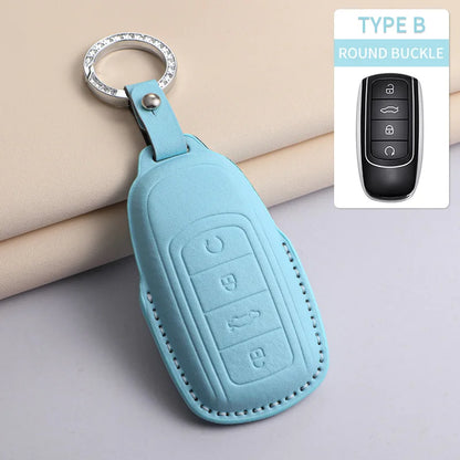 For Chery PU Car Keychain Shell Holder