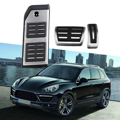 Car Accelerator Brake Footrest Pedals Pads for Audi Q7 SQ7 Q8 2016-2019 Porsche Cayenne 2018-2019 Car Interior Accessories