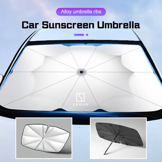 Zeekr 001 007 009 X 7X FR MIX M-Vision Car Umbrella Windshield Sunshade