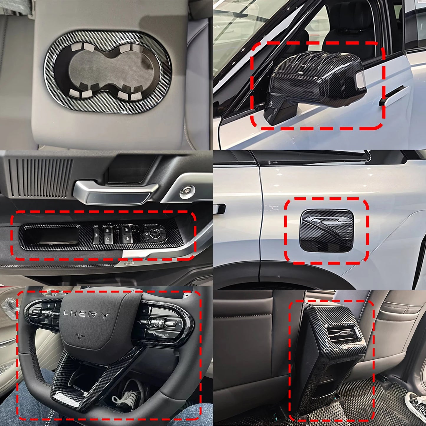 JAECOO J7 2025 2026 2027 Car Interior Exterior Trim Modification Cover