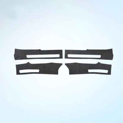 For ZEEKR 7X Suede Door Sill Protective Cover Stickers Car Interior Styling Door Sill Anti-kick Protective Stickers.