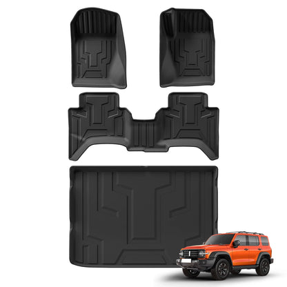 RHD for GWM Tank 300 2024 2025 Car Floor Mats Cargo Liner Trunk/Backrest Mat