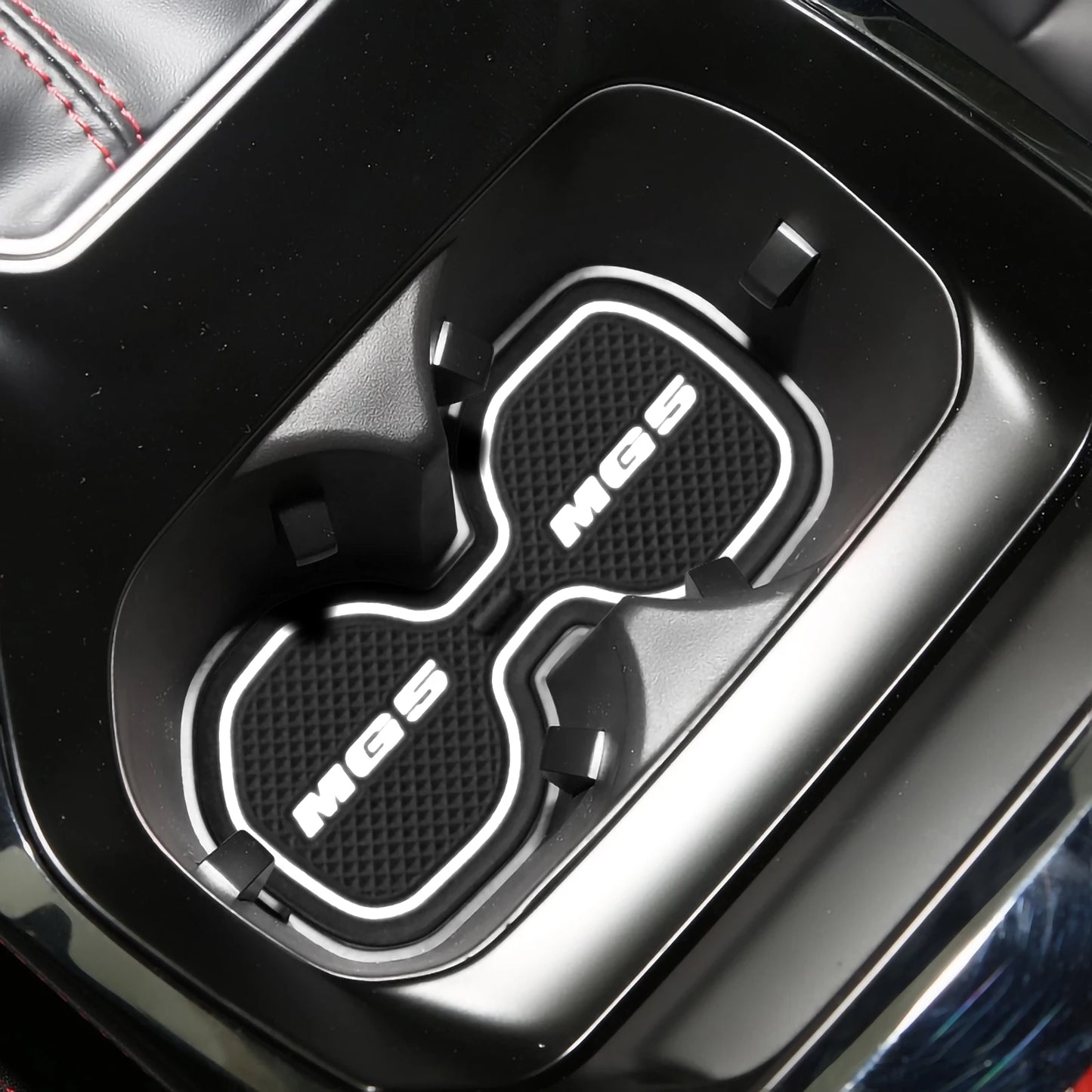 for MG5 MG 5 2021 2022 2023 (AT) Anti-Slip Gate Slot Cup Mat Non-Slip Door Groove Pad Interior Accessories Coaster