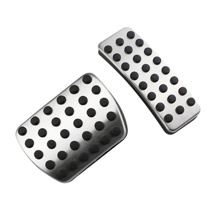Car Pedals Covers for Infiniti Q30 QX30 2015-2023 AT Stainless Steel Gas Fuel Brake Pedal Cover Interior Accessories