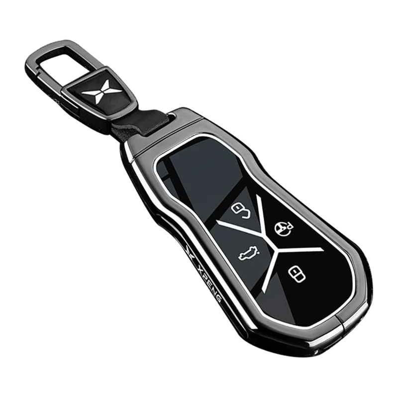 Car Key Case Keychain Fob Cover for Xpeng